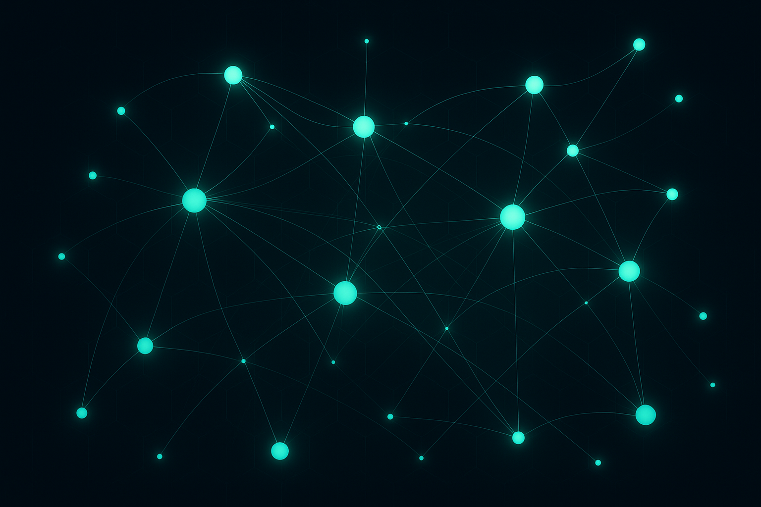 AI agent network visualization